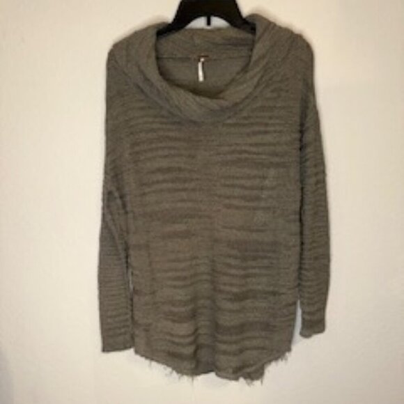 Free People Reunion Slubby Drape Cowl Neck Sweater - Bundle - Picture 4 of 8